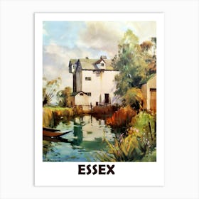 Essex, Great Britain, Vintage Travel Poster Art Print