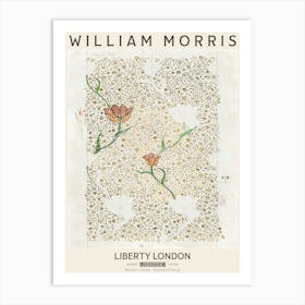 Liberty Print William Morris Garden Tulip Art Print