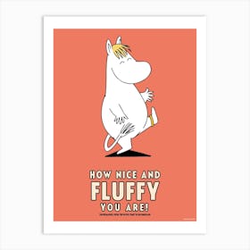 The Moomin Collection Fluffy Art Print