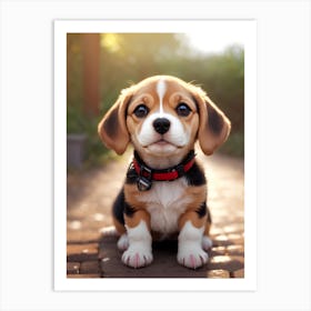 Beagle Puppy 1 Art Print