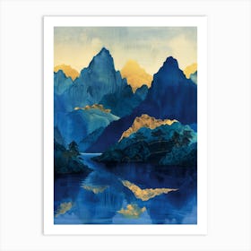 Blue Mountains Art Print