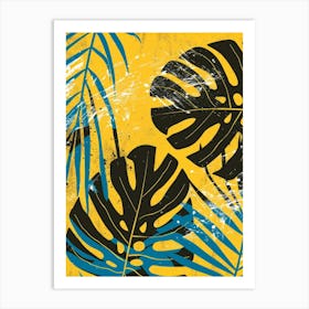 Tropical Leaves 42 Art Print