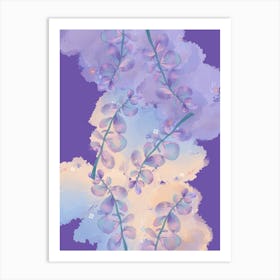 Lily Of The Valley purple Art Print