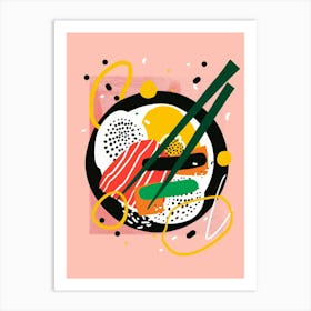 Japanese Chopsticks Art Print