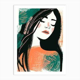 Portrait Of A Woman 326 Art Print