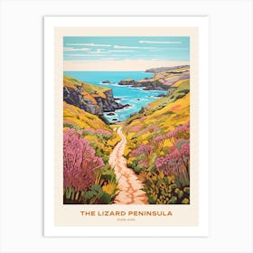 The Lizard Peninsula Cotswolds 1 Hike Poster Art Print