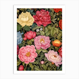 Peonies 30 Art Print