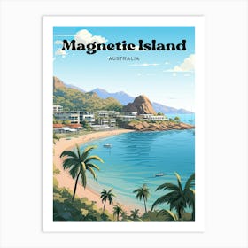 Magnetic Island Queensland Australia Art Illustration Art Print