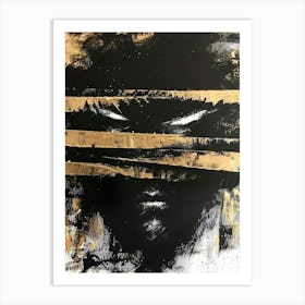 Black And Gold 46 Art Print