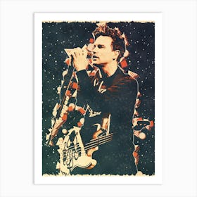 Blink 182 mark hoppus 1 Art Print