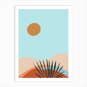 Desert Landscape 1 Art Print