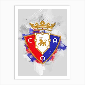 Osasuna 2 Art Print