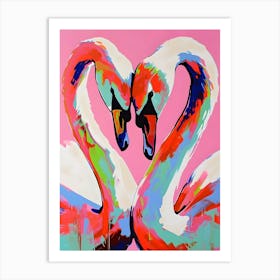 Love Swans 1 Art Print