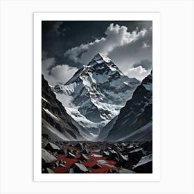 Nepal The Beauty of Everest's Peaks Art Print