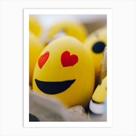 Emoji Stock Videos & Royalty-Free Footage Art Print