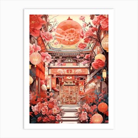 Chinese New Year Decorations 10 Art Print