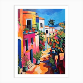 Byblos Lebanon 1 Fauvist Painting Art Print