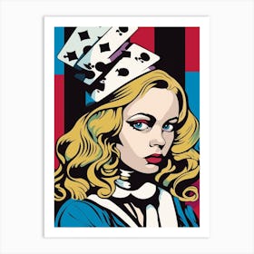 Alice In Wonderland In The Style Of Roy Lichtenstein 4 Art Print