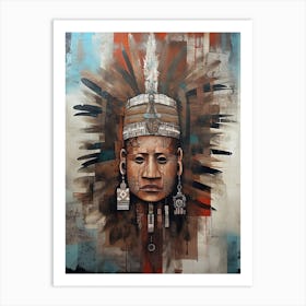 Ink of the Earth: Ancient Scripts of Indigenous Expression Art Print