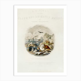 Hand Drawn Of Animals, Oliver Goldsmith Art Print