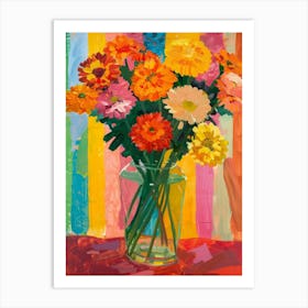 Flowers In A Vase 104 Art Print