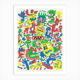 Monsters 1 Art Print