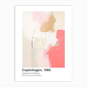 World Tour Exhibition, Abstract Art, Copenhagen, 1960 4 Art Print