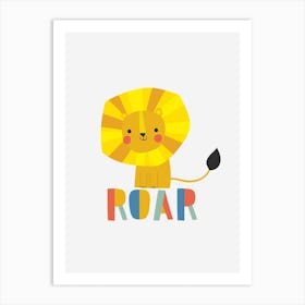Lion Roar Art Print