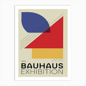 Bauhaus Exhibition 1919 art print Art Print