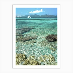 Cala Millor Mallorca, Clear Blue Water Art Print