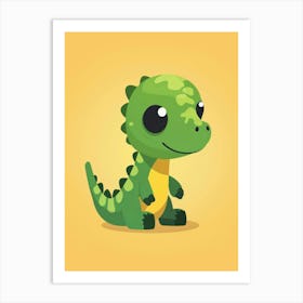 Cute Dinosaur 3 Art Print