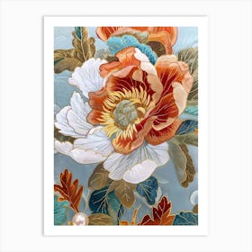 Chinese Floral Painting 23 Art Print