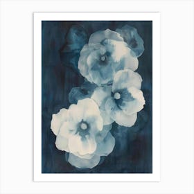 Blue Flowers 69 Art Print