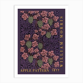 Apple Pattern By William Morris Art Print