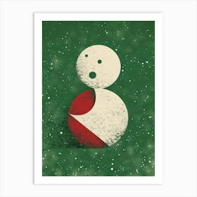 Snowman Art Print