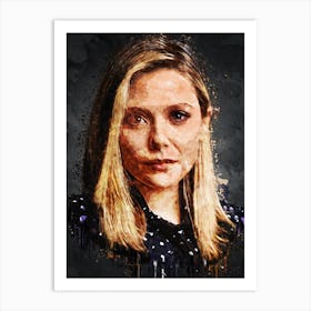 Elizabeth Olsen Art Print