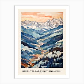 Berchtesgaden National Park Germany 4 Poster Art Print