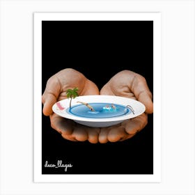 La soupe piscine Art Print