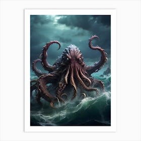 Cthulhu Art Print Art Print