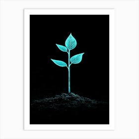 Neon Plant 38 Art Print