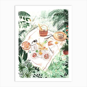 Breakfast Picnic Art Print