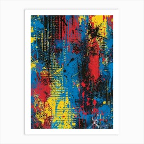 Splatter Painting 39 Art Print