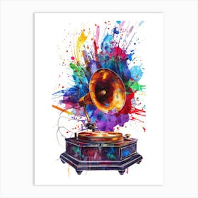 Gramophone Art Print