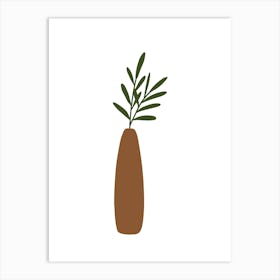 Plant In A Vase 1 Art Print