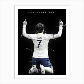 Son Heung Min 2 Art Print