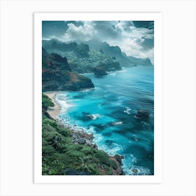 Hawaiian Beach 1 Art Print