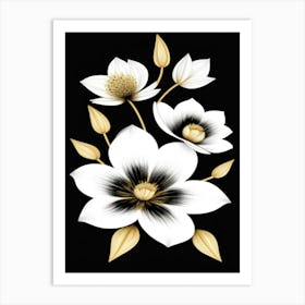 White Blossom Art Print