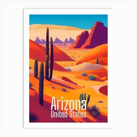 Arizona Desert USA Art Print