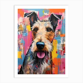 Modern Terrier Art Print