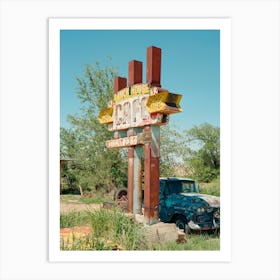 Route 66 III on Film Art Print